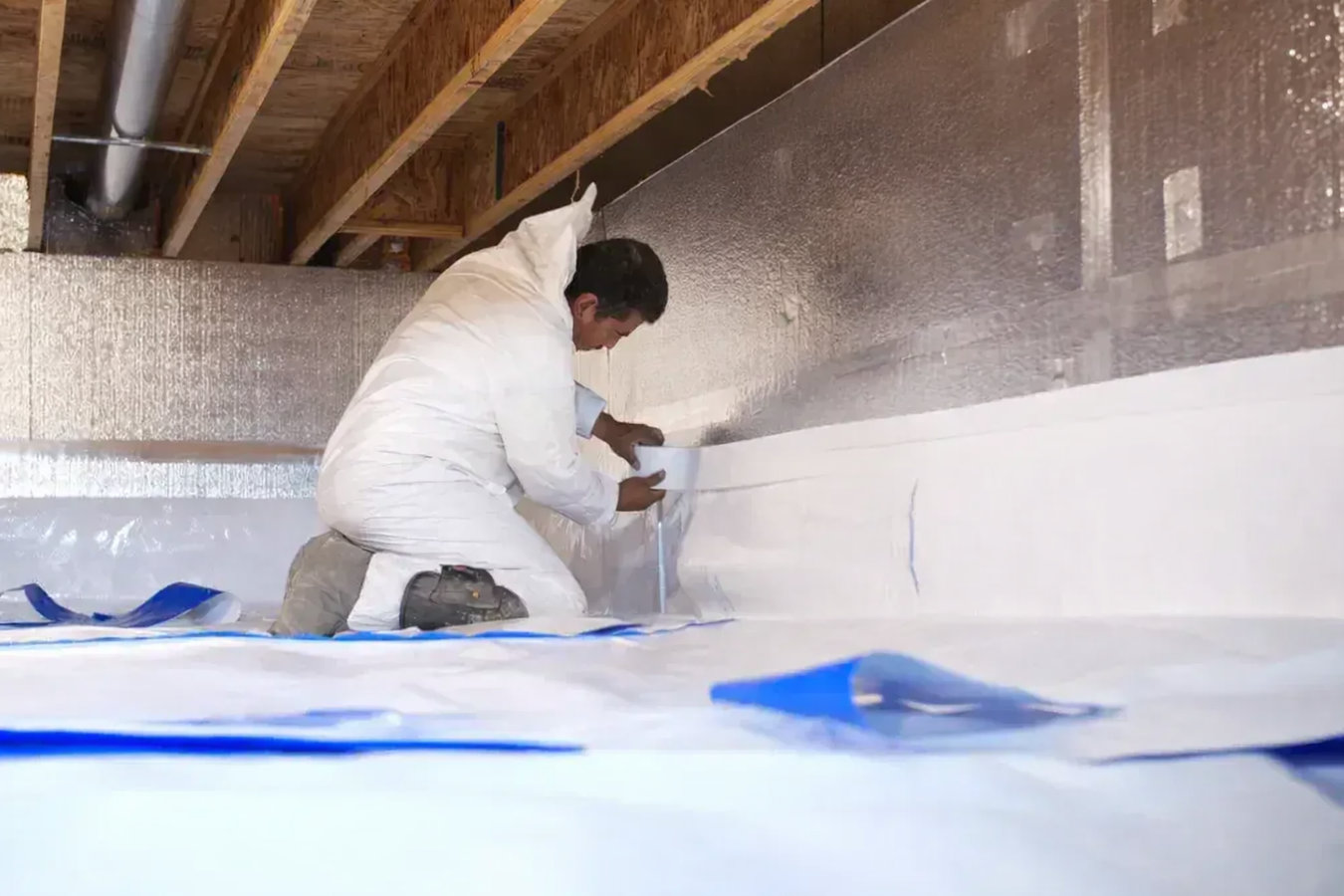 Vapor barrier installation